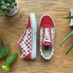 Red and White Checkered Vans